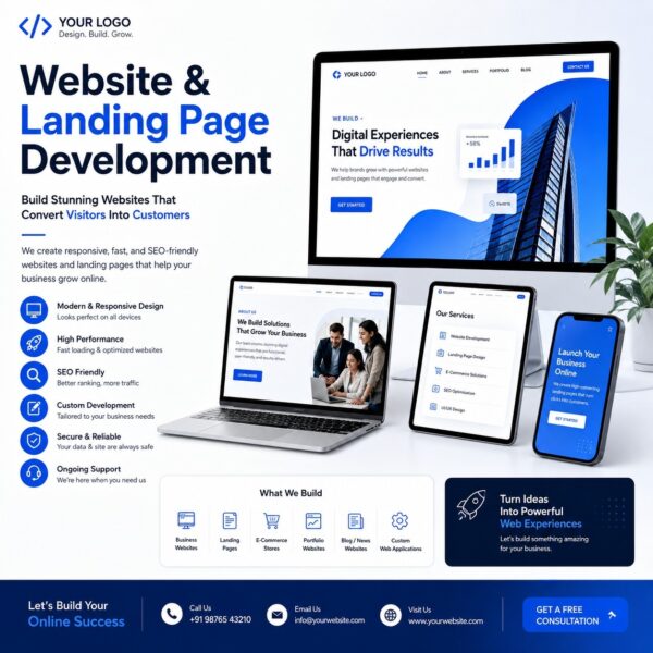 Website & Landing Page Development